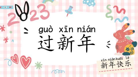 Show Google slides of the new vocabulary “雞(chicken), 魚(fish), 水餃(dumplings), 蝦子(shrimp), 火鍋(hot pot), 橘子(orange), 年糕(rice cake)