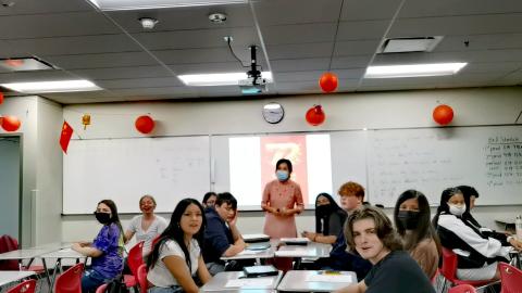 Saying "Happy Birthday" to China.