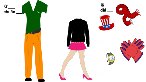 Students recognize the outfit in Mandarin