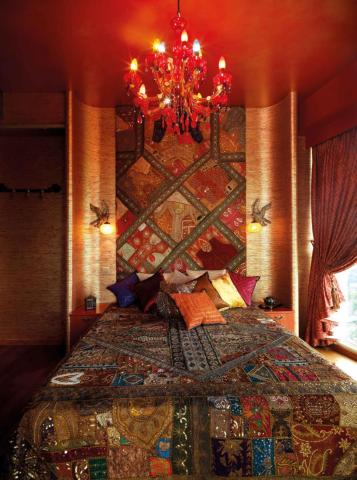 A Moroccan traditional bedroom