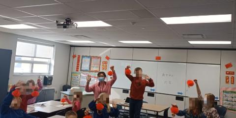 We had great fun on the Chinese New Year Day