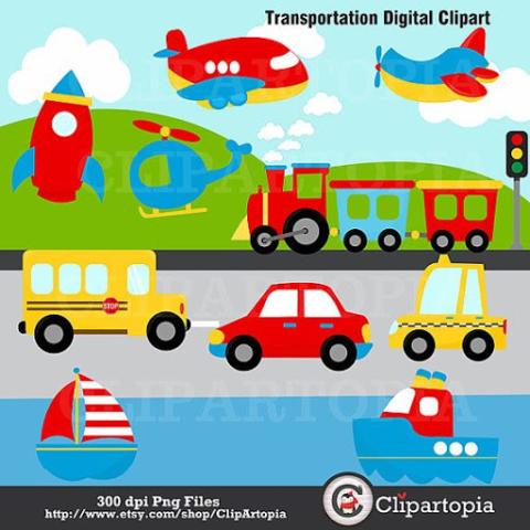 clip art transportation means