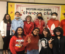 Group Photo of Chinese Club in Western High School (2021-2022)