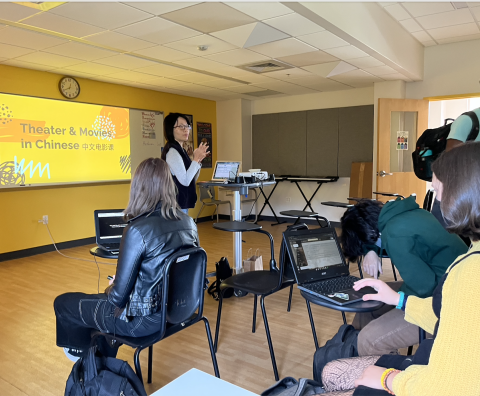 getting the students ready for class