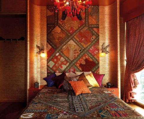 A Moroccan traditional bedroom