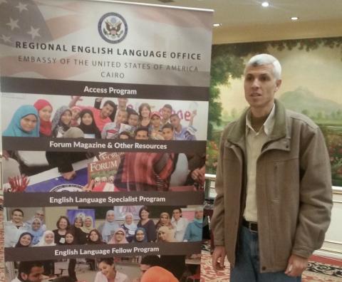 Ezzat Hassan at the Nile TESOL Conference
