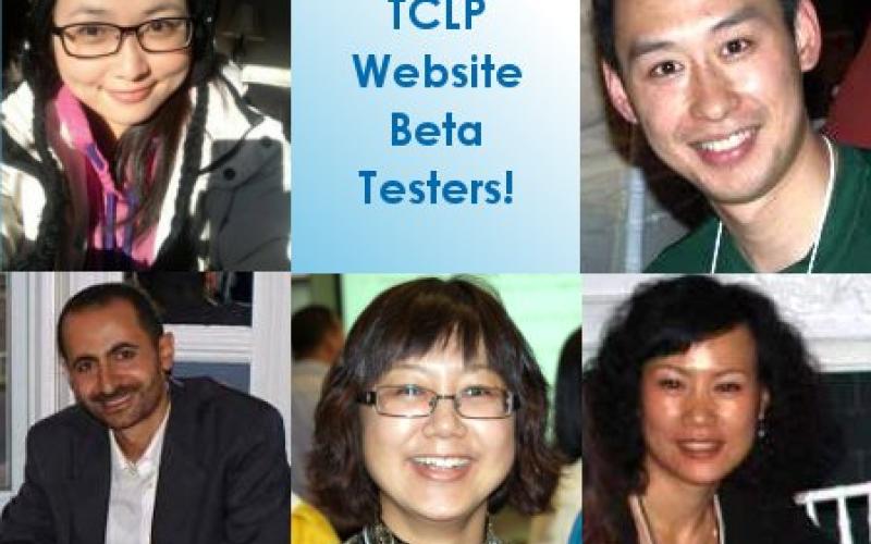 Thank You to TCLP Website Beta Testers!